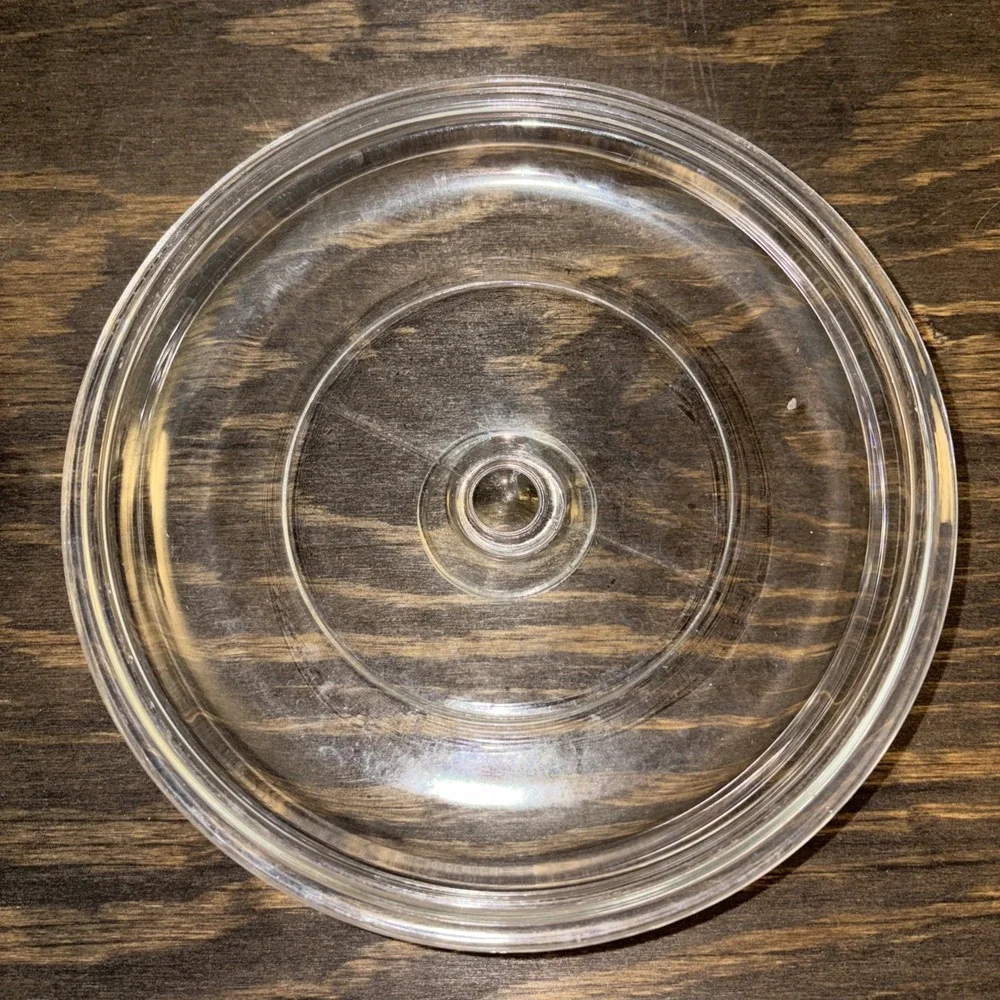 Corning Ware French White F-5-B 1.6 L Round Casserole Dish w/ Pyrex G-5_C Lid